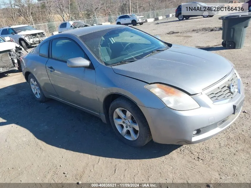 2008 Nissan Altima 2.5 S VIN: 1N4AL24E28C166436 Lot: 40835521