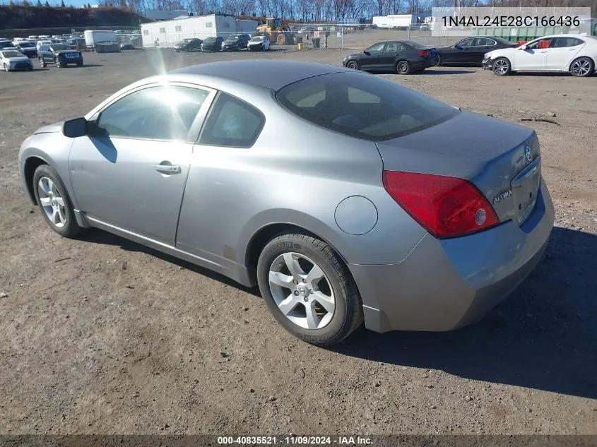 2008 Nissan Altima 2.5 S VIN: 1N4AL24E28C166436 Lot: 40835521