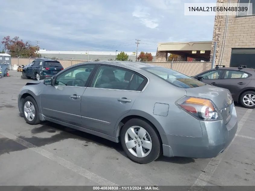 2008 Nissan Altima 2.5 S VIN: 1N4AL21E68N488389 Lot: 40836938