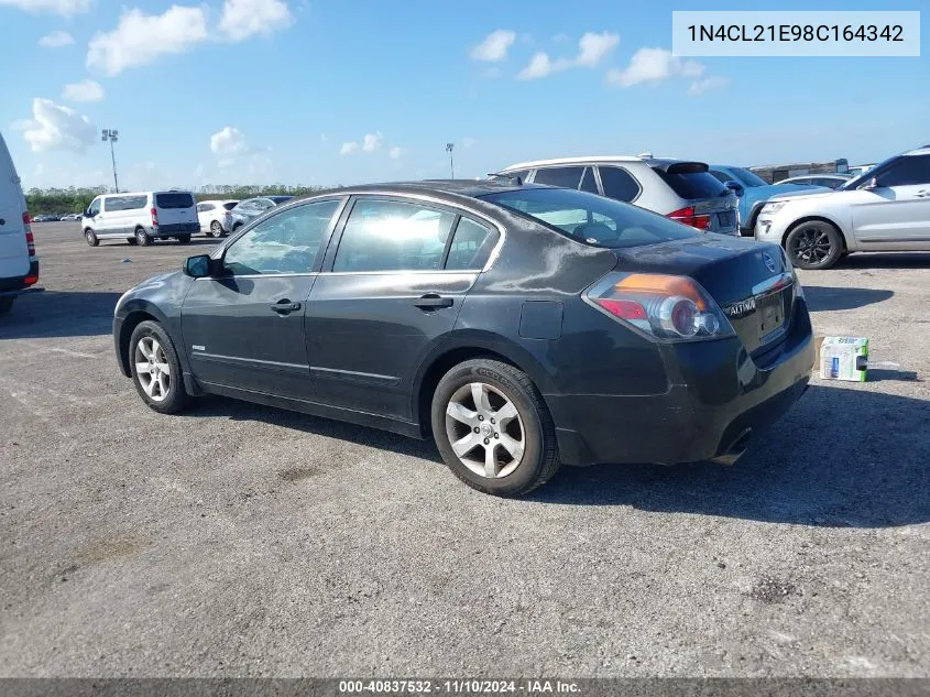 2008 Nissan Altima Hybrid VIN: 1N4CL21E98C164342 Lot: 40837532