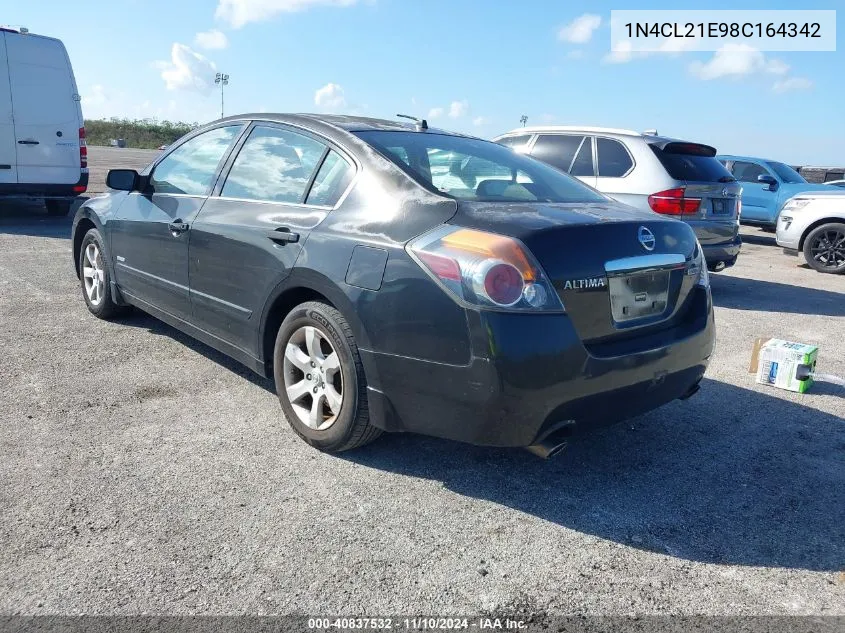 2008 Nissan Altima Hybrid VIN: 1N4CL21E98C164342 Lot: 40837532