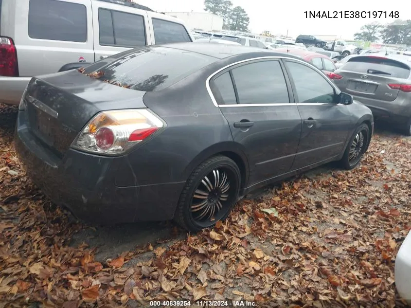 1N4AL21E38C197148 2008 Nissan Altima 2.5 S