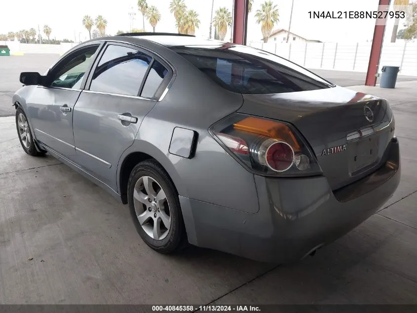 2008 Nissan Altima 2.5 S VIN: 1N4AL21E88N527953 Lot: 40845358