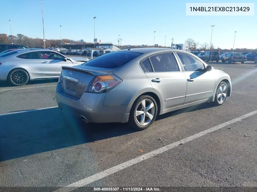 1N4BL21EX8C213429 2008 Nissan Altima 3.5 Se