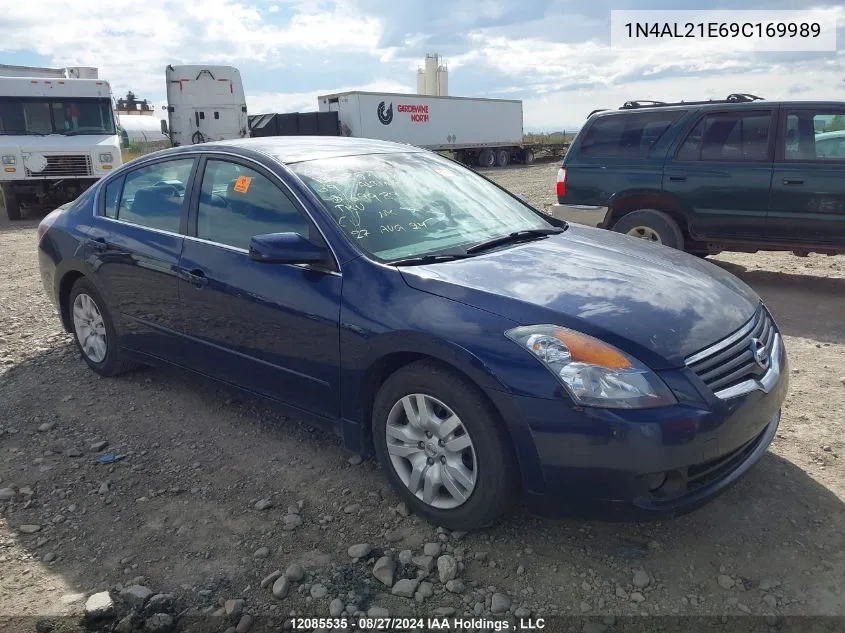 2009 Nissan Altima 2.5 S VIN: 1N4AL21E69C169989 Lot: 12085535