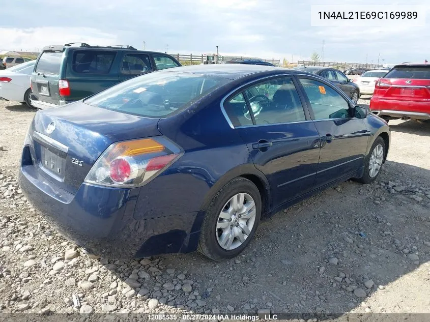 2009 Nissan Altima 2.5 S VIN: 1N4AL21E69C169989 Lot: 12085535