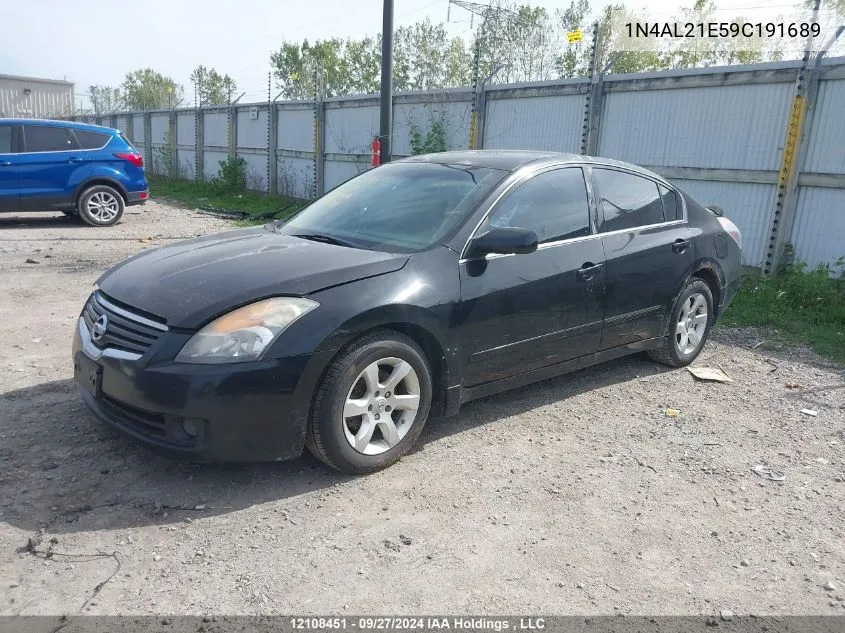 2009 Nissan Altima 2.5 S VIN: 1N4AL21E59C191689 Lot: 12108451