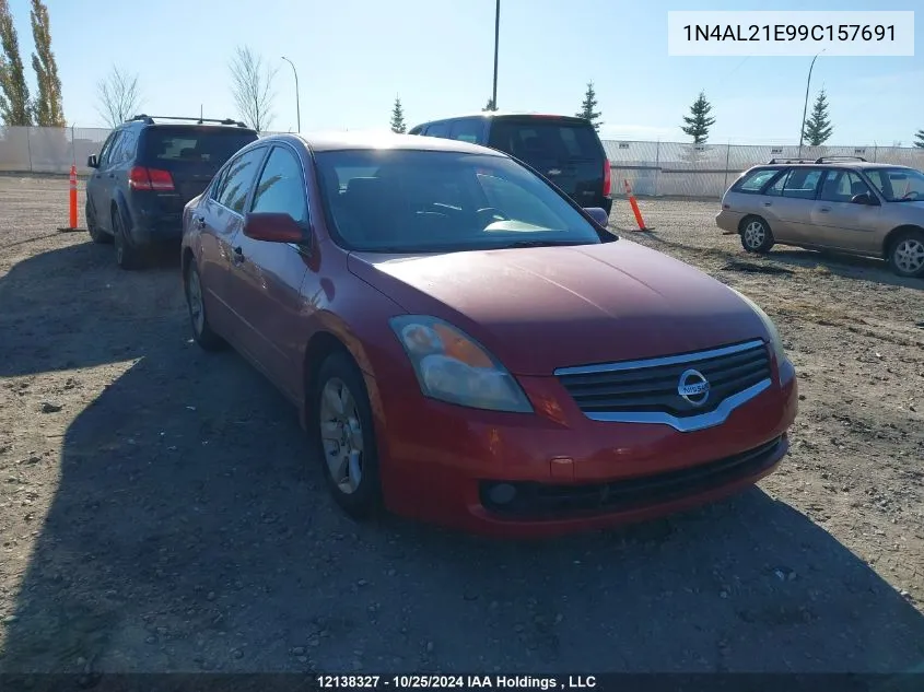 2009 Nissan Altima 2.5 S VIN: 1N4AL21E99C157691 Lot: 12138327