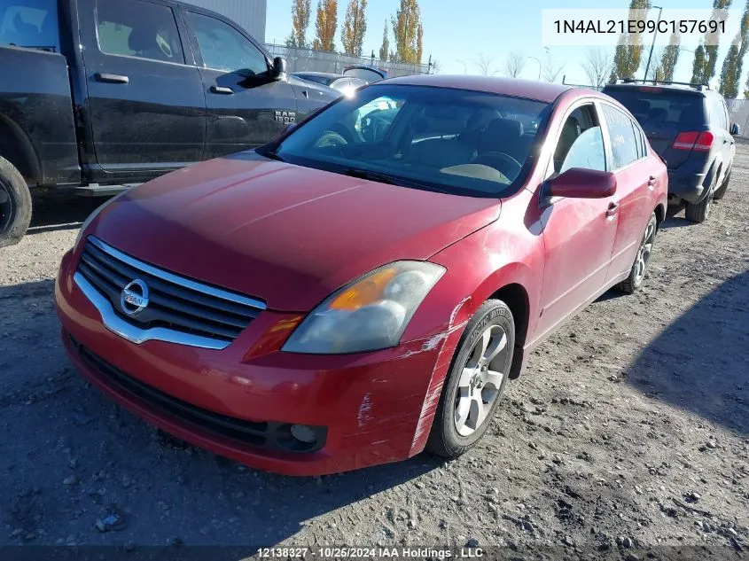 2009 Nissan Altima 2.5 S VIN: 1N4AL21E99C157691 Lot: 12138327