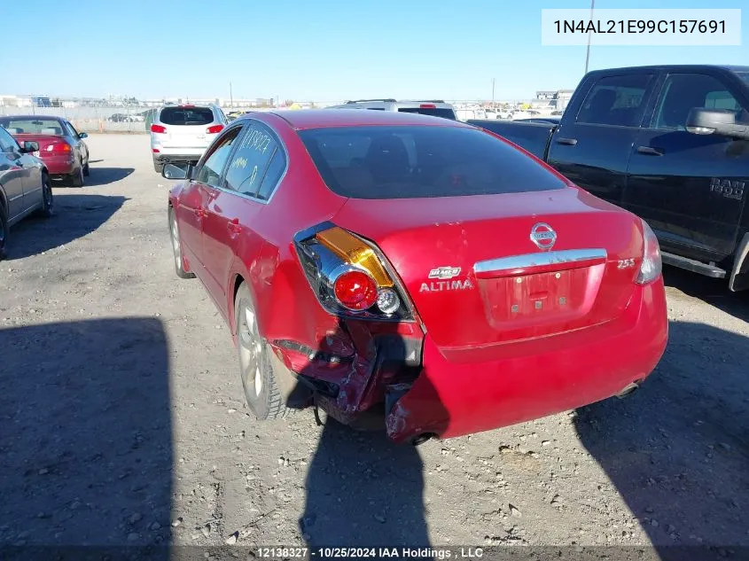 2009 Nissan Altima 2.5 S VIN: 1N4AL21E99C157691 Lot: 12138327