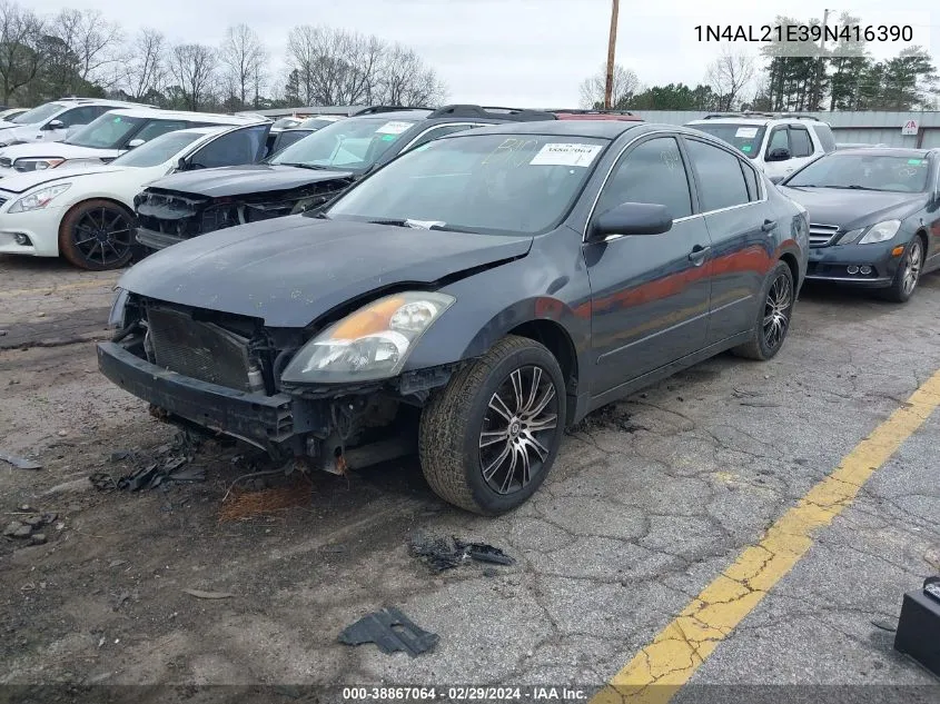 2009 Nissan Altima 2.5 S VIN: 1N4AL21E39N416390 Lot: 38867064