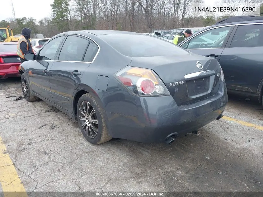 2009 Nissan Altima 2.5 S VIN: 1N4AL21E39N416390 Lot: 38867064