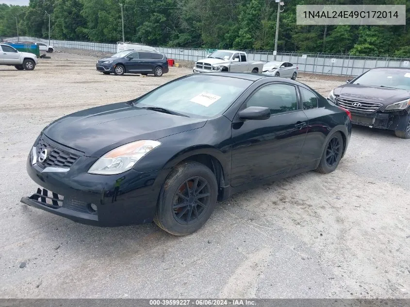 2009 Nissan Altima 2.5 S VIN: 1N4AL24E49C172014 Lot: 39599227