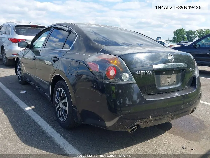 1N4AL21E89N494261 2009 Nissan Altima 2.5 S