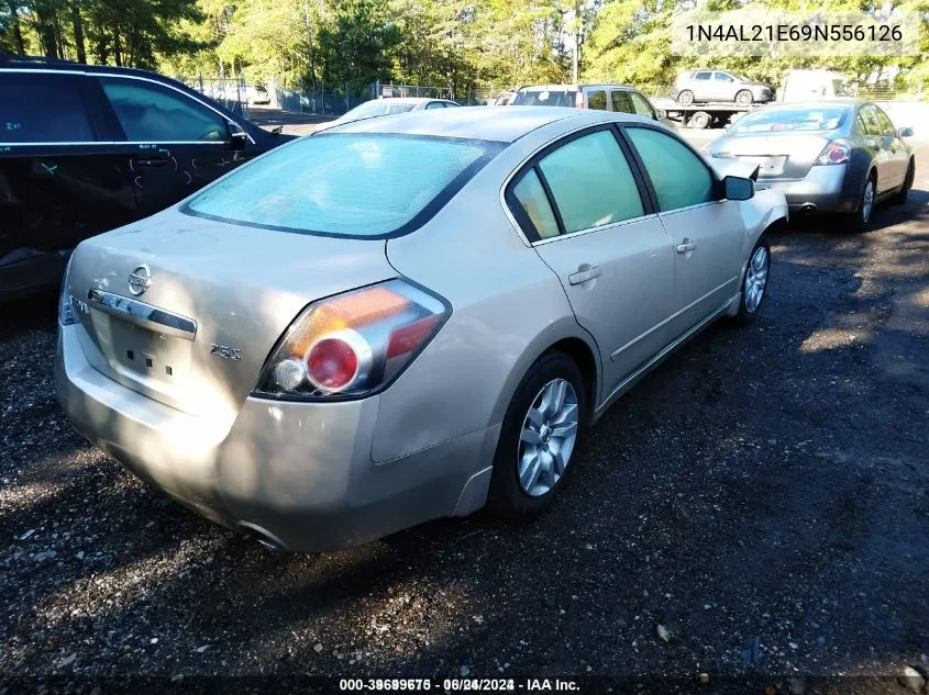 2009 Nissan Altima 2.5 S VIN: 1N4AL21E69N556126 Lot: 39699675