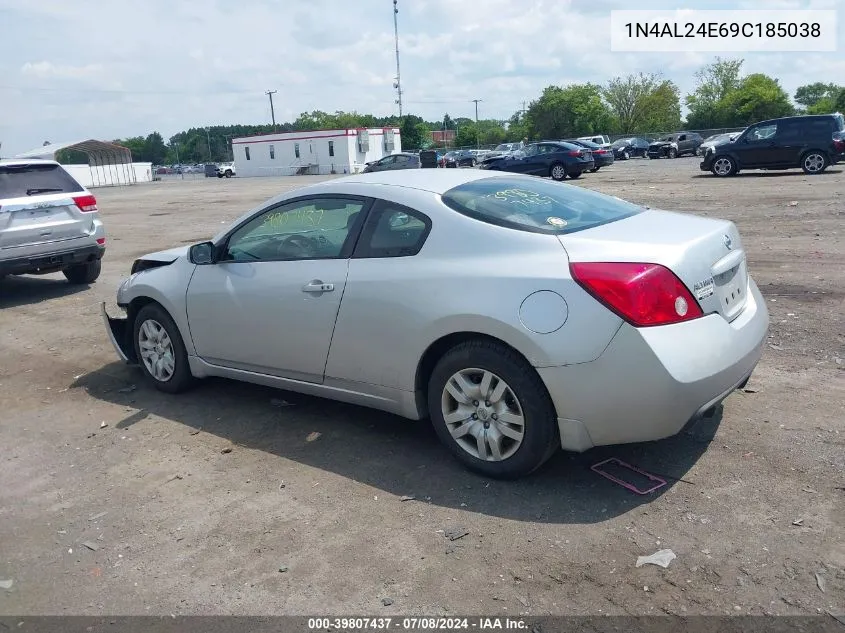 2009 Nissan Altima 2.5 S VIN: 1N4AL24E69C185038 Lot: 39807437