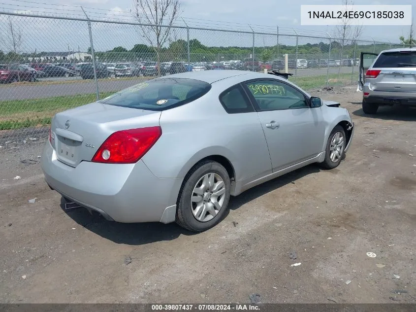 2009 Nissan Altima 2.5 S VIN: 1N4AL24E69C185038 Lot: 39807437