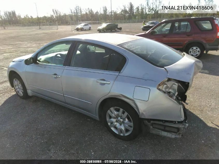 2009 Nissan Altima 2.5 S VIN: 1N4AL21EX9N418606 Lot: 39816861