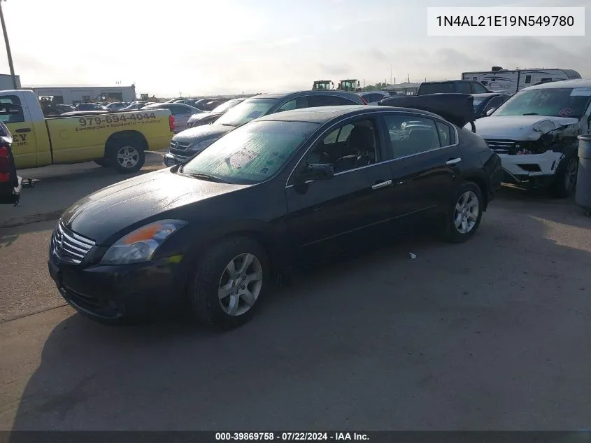 2009 Nissan Altima 2.5 S VIN: 1N4AL21E19N549780 Lot: 39869758