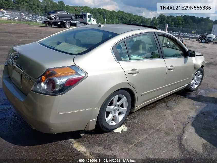 2009 Nissan Altima 2.5 S VIN: 1N4AL21E29N556835 Lot: 40100416