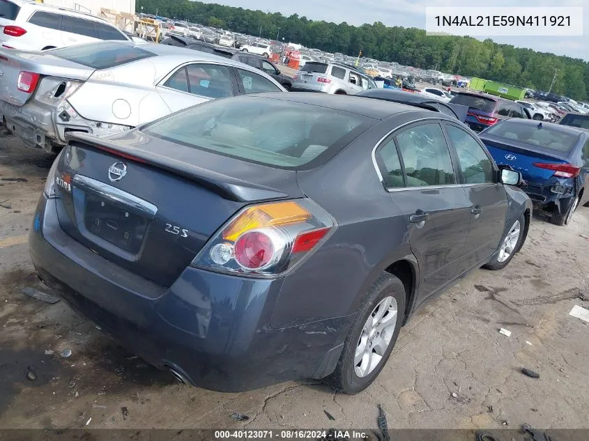 1N4AL21E59N411921 2009 Nissan Altima 2.5 S