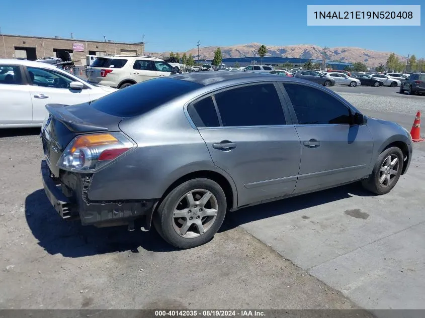 1N4AL21E19N520408 2009 Nissan Altima 2.5 S