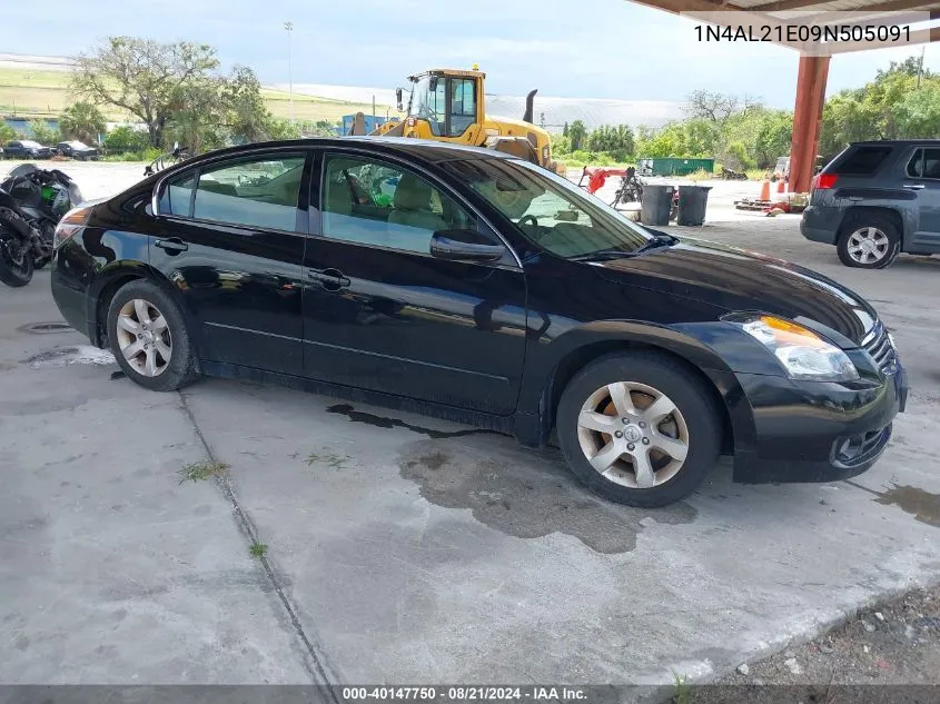 2009 Nissan Altima 2.5/2.5S VIN: 1N4AL21E09N505091 Lot: 40147750