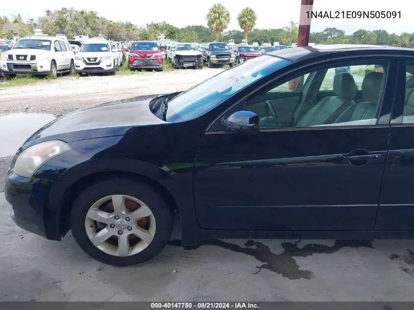 2009 Nissan Altima 2.5/2.5S VIN: 1N4AL21E09N505091 Lot: 40147750