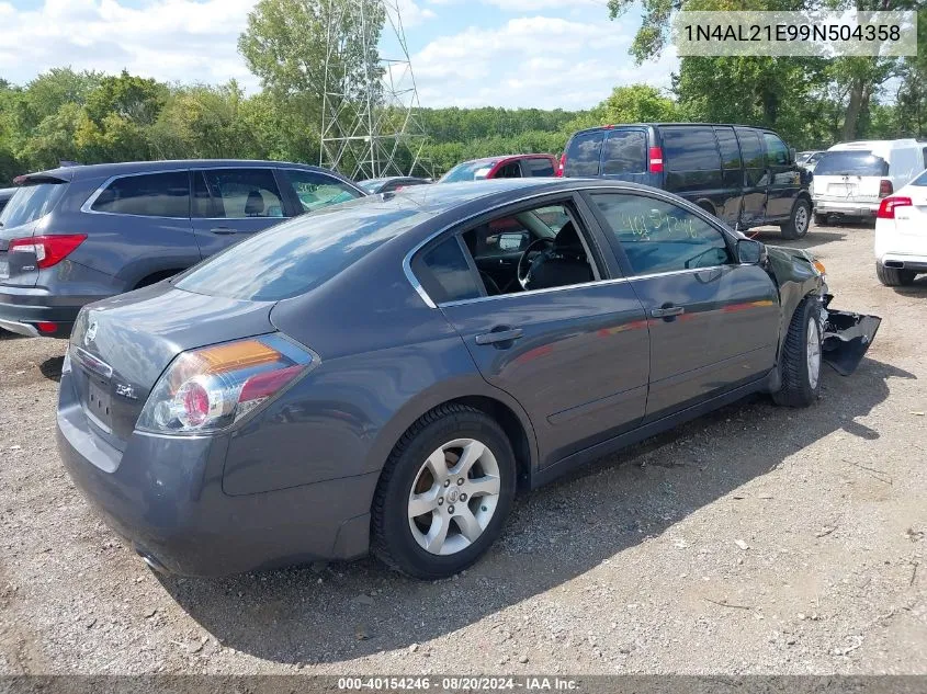 1N4AL21E99N504358 2009 Nissan Altima 2.5 S