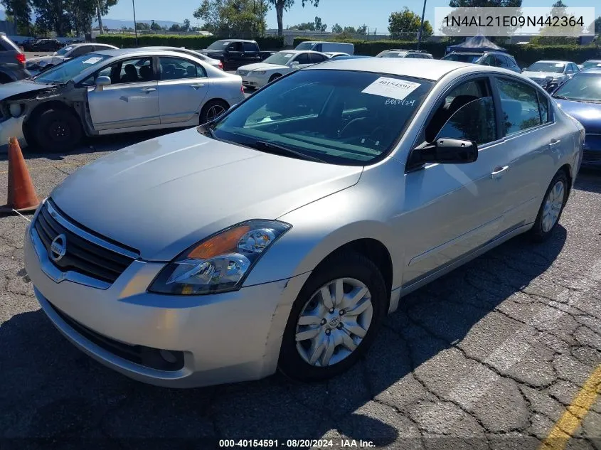 2009 Nissan Altima 2.5 S VIN: 1N4AL21E09N442364 Lot: 40154591