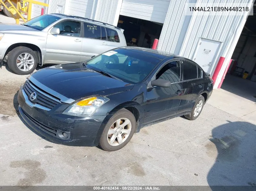 2009 Nissan Altima 2.5 S VIN: 1N4AL21E89N448218 Lot: 40162434