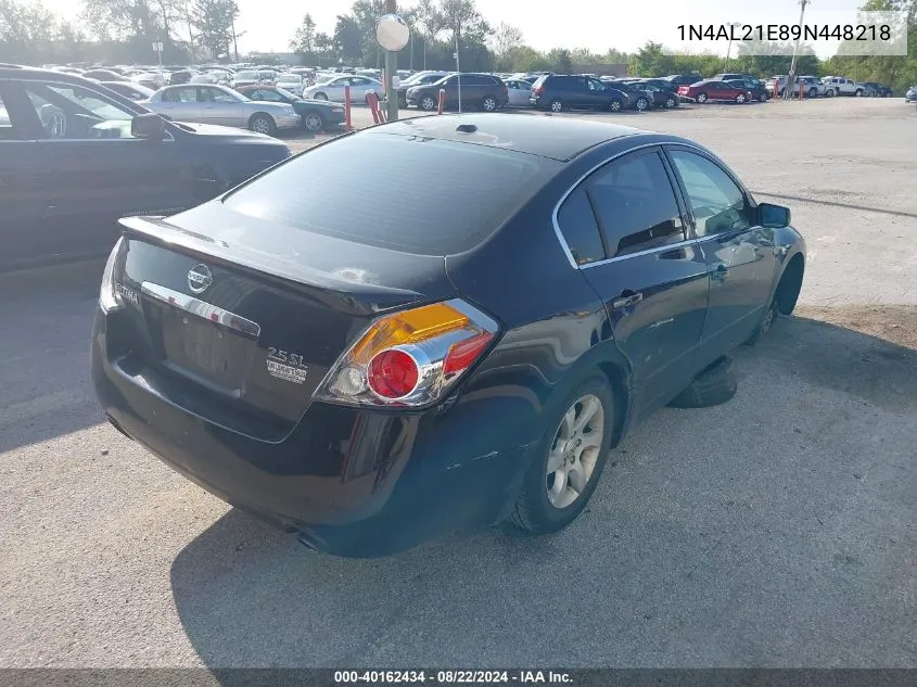 2009 Nissan Altima 2.5 S VIN: 1N4AL21E89N448218 Lot: 40162434