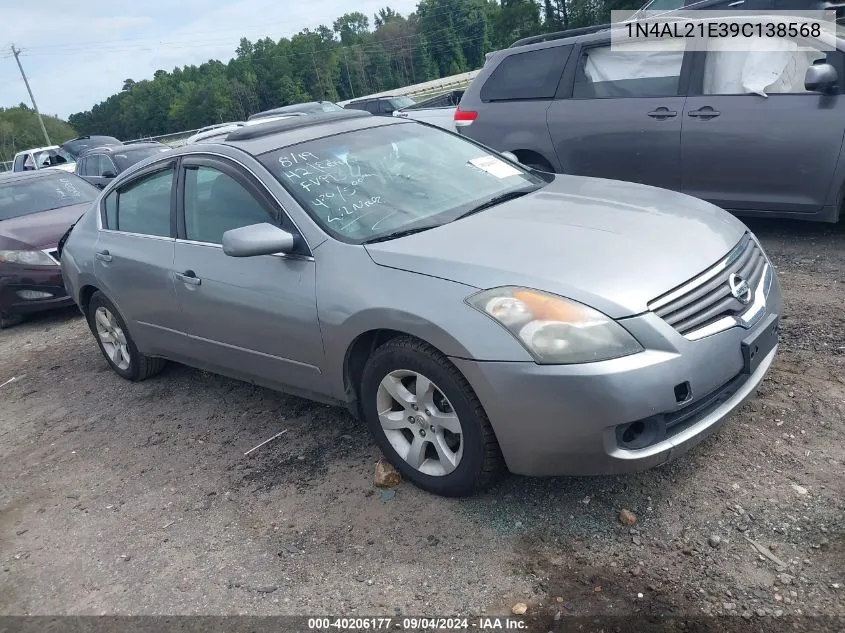 2009 Nissan Altima 2.5 S VIN: 1N4AL21E39C138568 Lot: 40206177