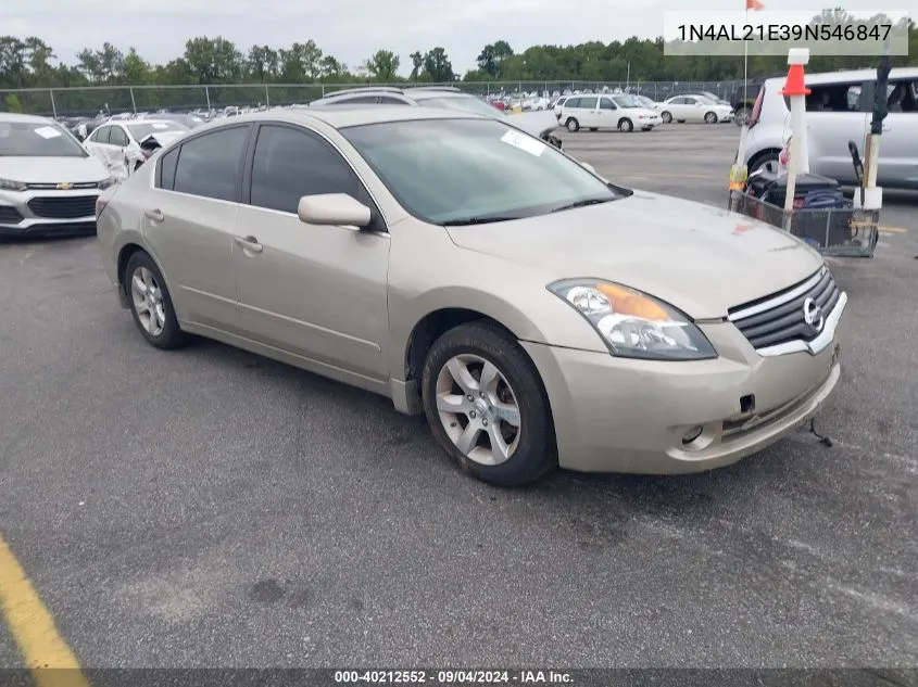 2009 Nissan Altima 2.5/2.5S VIN: 1N4AL21E39N546847 Lot: 40212552