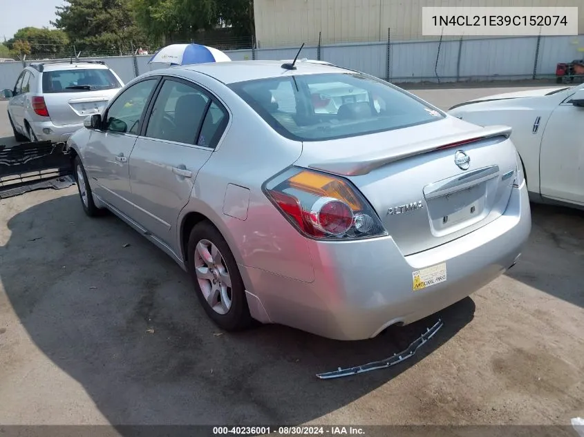 2009 Nissan Altima Hybrid VIN: 1N4CL21E39C152074 Lot: 40236001