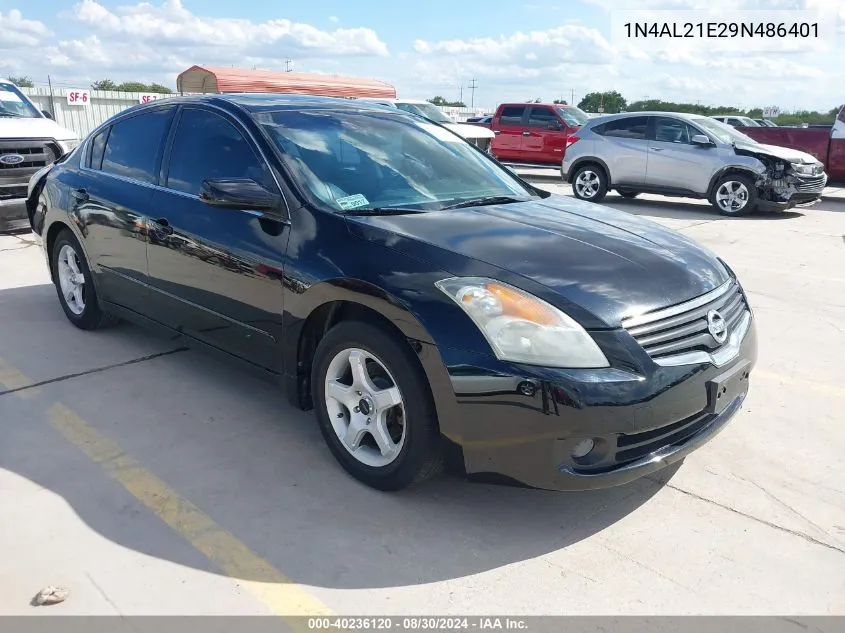 2009 Nissan Altima 2.5 S VIN: 1N4AL21E29N486401 Lot: 40236120