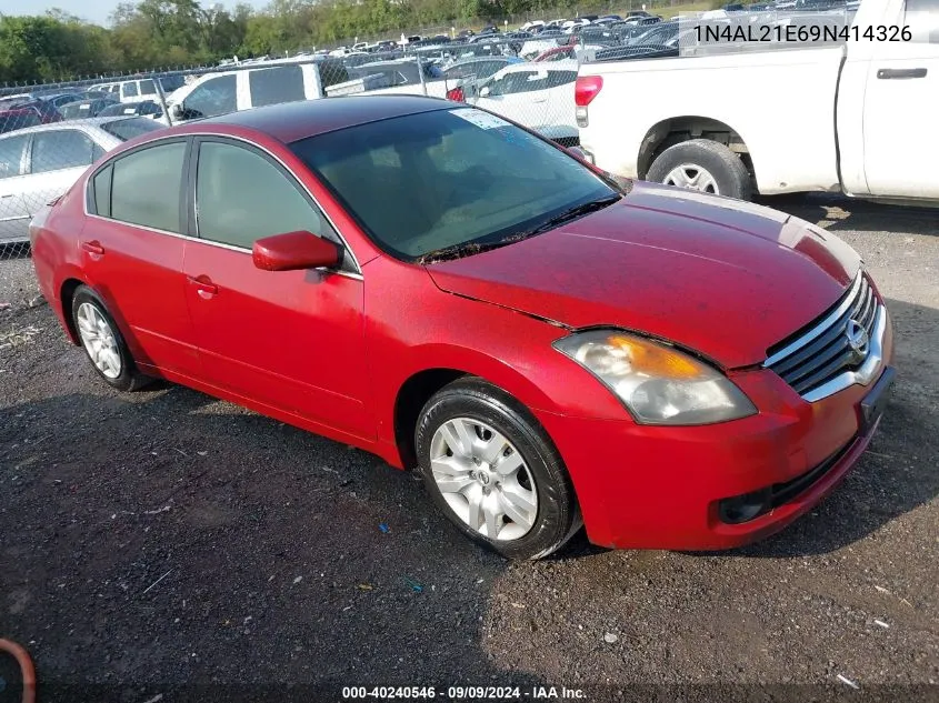 2009 Nissan Altima 2.5 S VIN: 1N4AL21E69N414326 Lot: 40240546