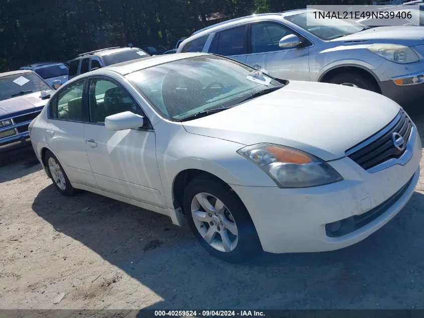 2009 Nissan Altima 2.5 S VIN: 1N4AL21E49N539406 Lot: 40259524