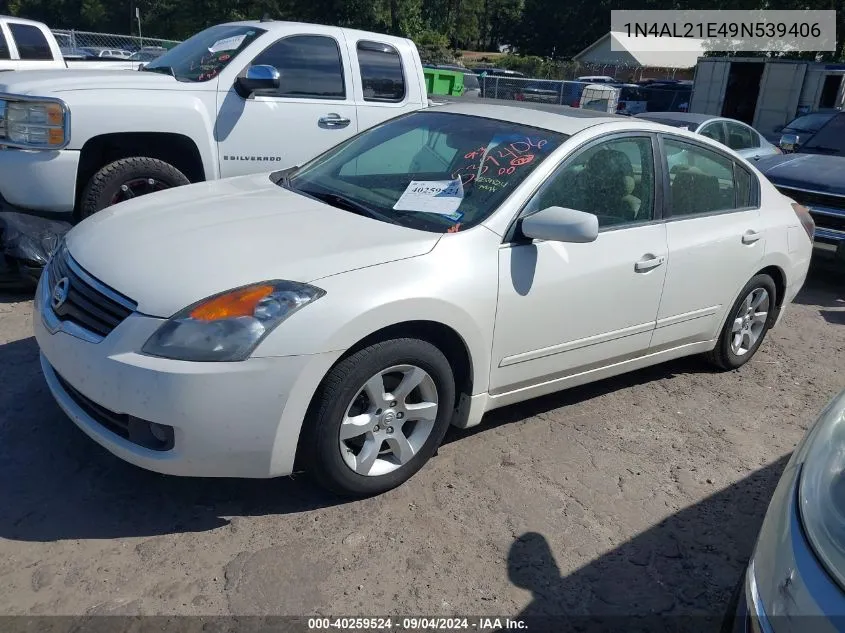 2009 Nissan Altima 2.5 S VIN: 1N4AL21E49N539406 Lot: 40259524