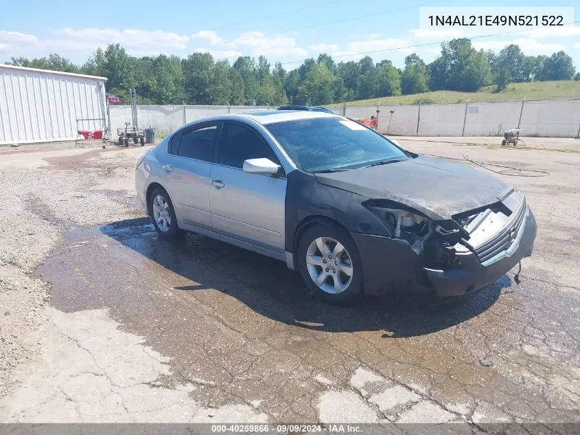 2009 Nissan Altima 2.5 S VIN: 1N4AL21E49N521522 Lot: 40259866