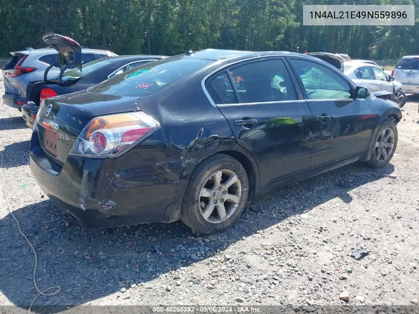 2009 Nissan Altima 2.5 S VIN: 1N4AL21E49N559896 Lot: 40265392