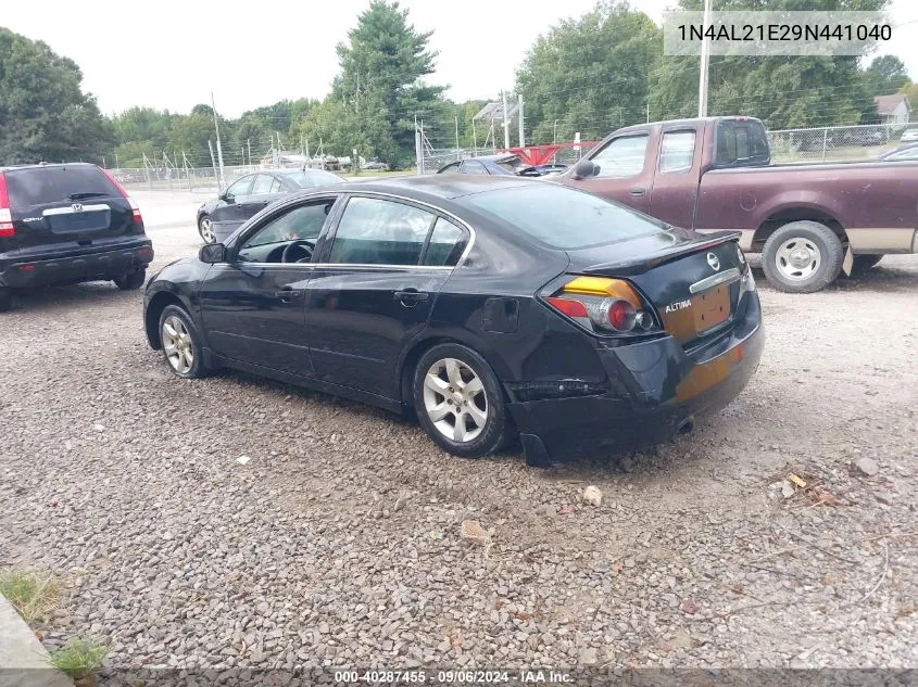 2009 Nissan Altima 2.5/2.5S VIN: 1N4AL21E29N441040 Lot: 40287455