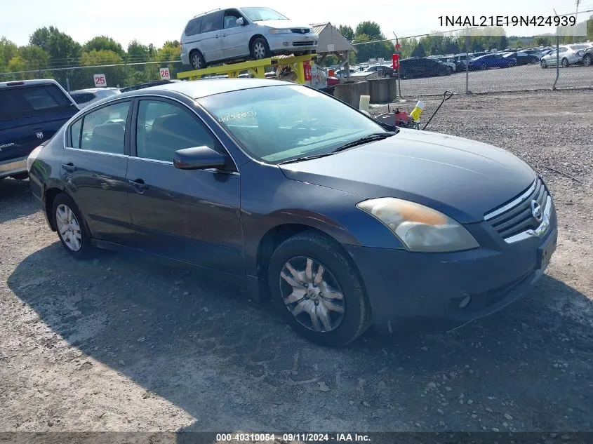 1N4AL21E19N424939 2009 Nissan Altima 2.5 S