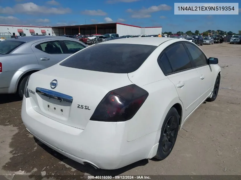 1N4AL21EX9N519354 2009 Nissan Altima 2.5/2.5S