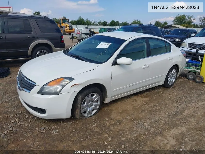 2009 Nissan Altima 2.5 S VIN: 1N4AL21E39N423033 Lot: 40316139