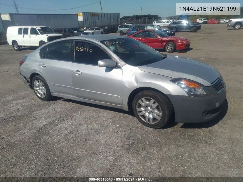 2009 Nissan Altima 2.5 S VIN: 1N4AL21E19N521199 Lot: 40316540