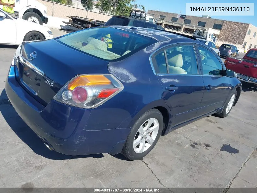 1N4AL21E59N436110 2009 Nissan Altima 2.5 S