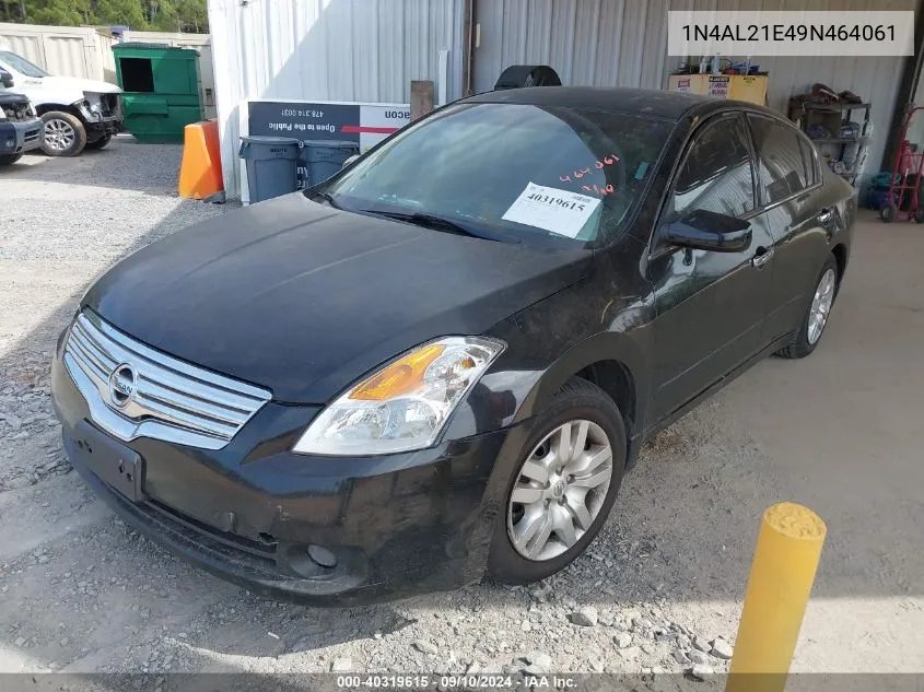 2009 Nissan Altima 2.5 S VIN: 1N4AL21E49N464061 Lot: 40319615