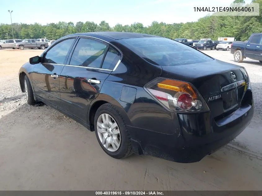 2009 Nissan Altima 2.5 S VIN: 1N4AL21E49N464061 Lot: 40319615