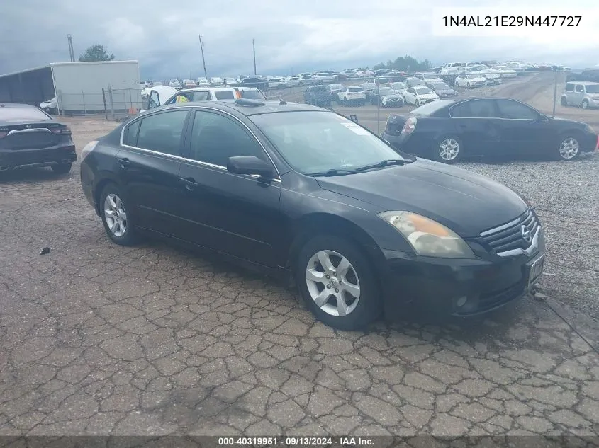 2009 Nissan Altima 2.5 S VIN: 1N4AL21E29N447727 Lot: 40319951